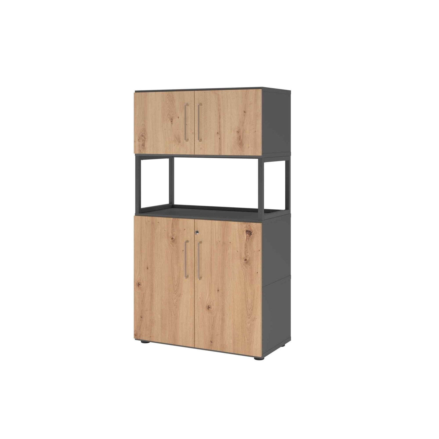 Hammerbacher Regalschrank FlexWall graphit