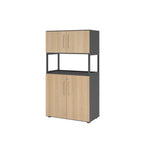 Hammerbacher Regalschrank FlexWall graphit – Produktbild 2