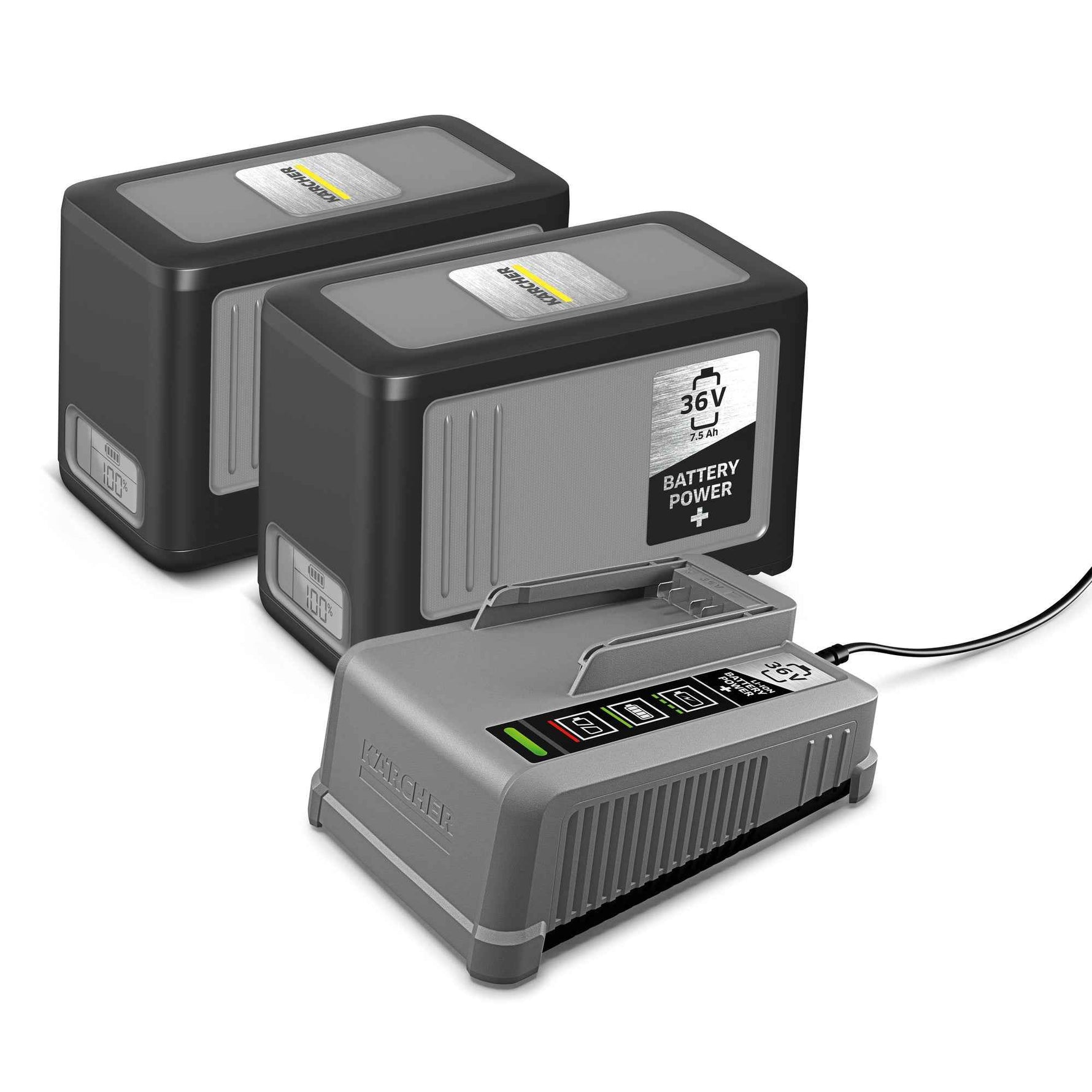 Kärcher Akkuladegerät Starter Kit Battery Power+ 36/75