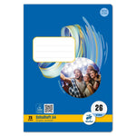 Staufen Schulheft Style DIN A4 kariert mit Rand Lineatur 26 16 Bl.