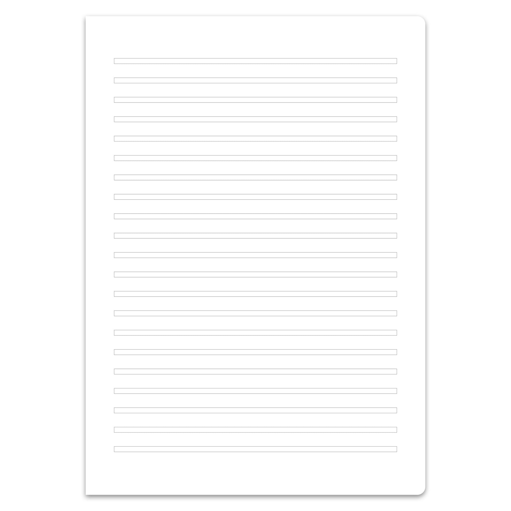 Staufen Notenheft Style DIN A4 liniert Lineatur 3 - Wiepa Bürofachpartner