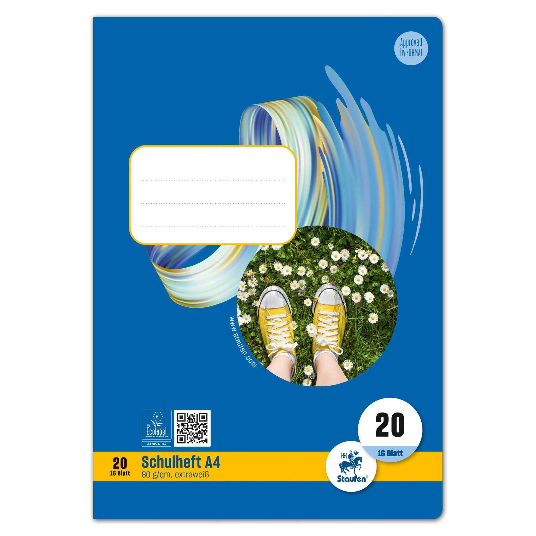 Staufen Schulheft Style DIN A4 blanko Lineatur 20 16 Bl.