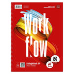 Staufen Collegeblock Style Work flow DIN A4 kariert mit Rand Lineatur 26