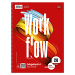 Staufen Collegeblock Style Work flow DIN A4 kariert mit Rand innen/außen Lineatur 28