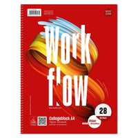 Staufen Collegeblock Style Work flow DIN A4 kariert mit Rand innen/außen Lineatur 28