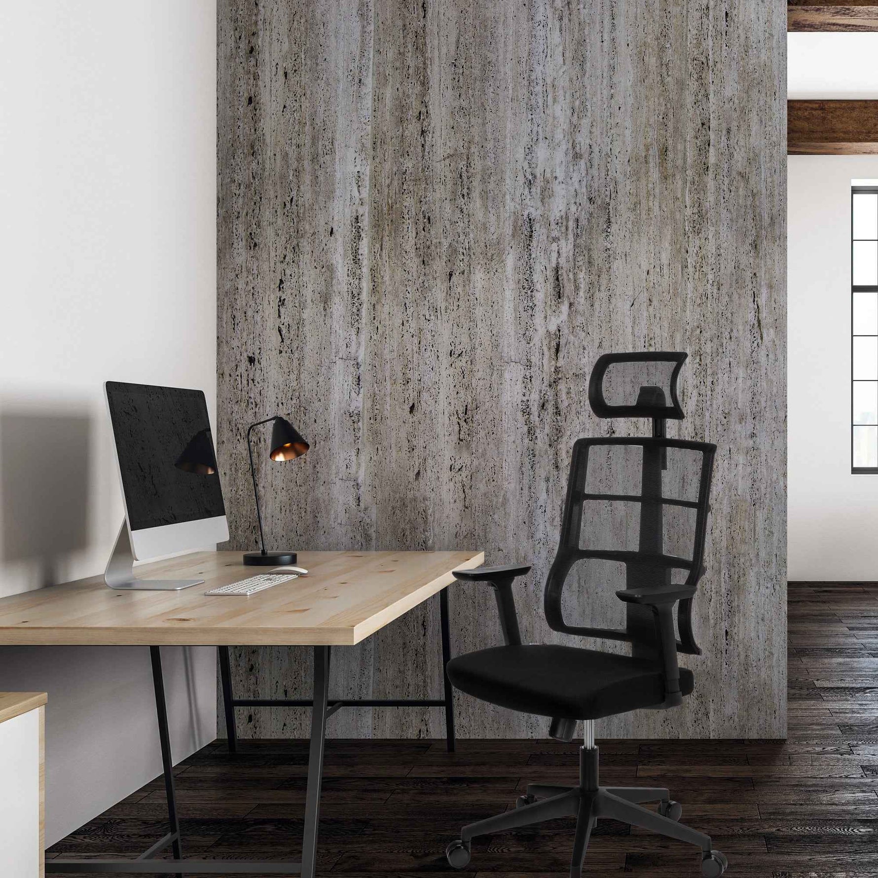 hjh OFFICE Bürodrehstuhl SPINEO PRO mit Kopfstütze