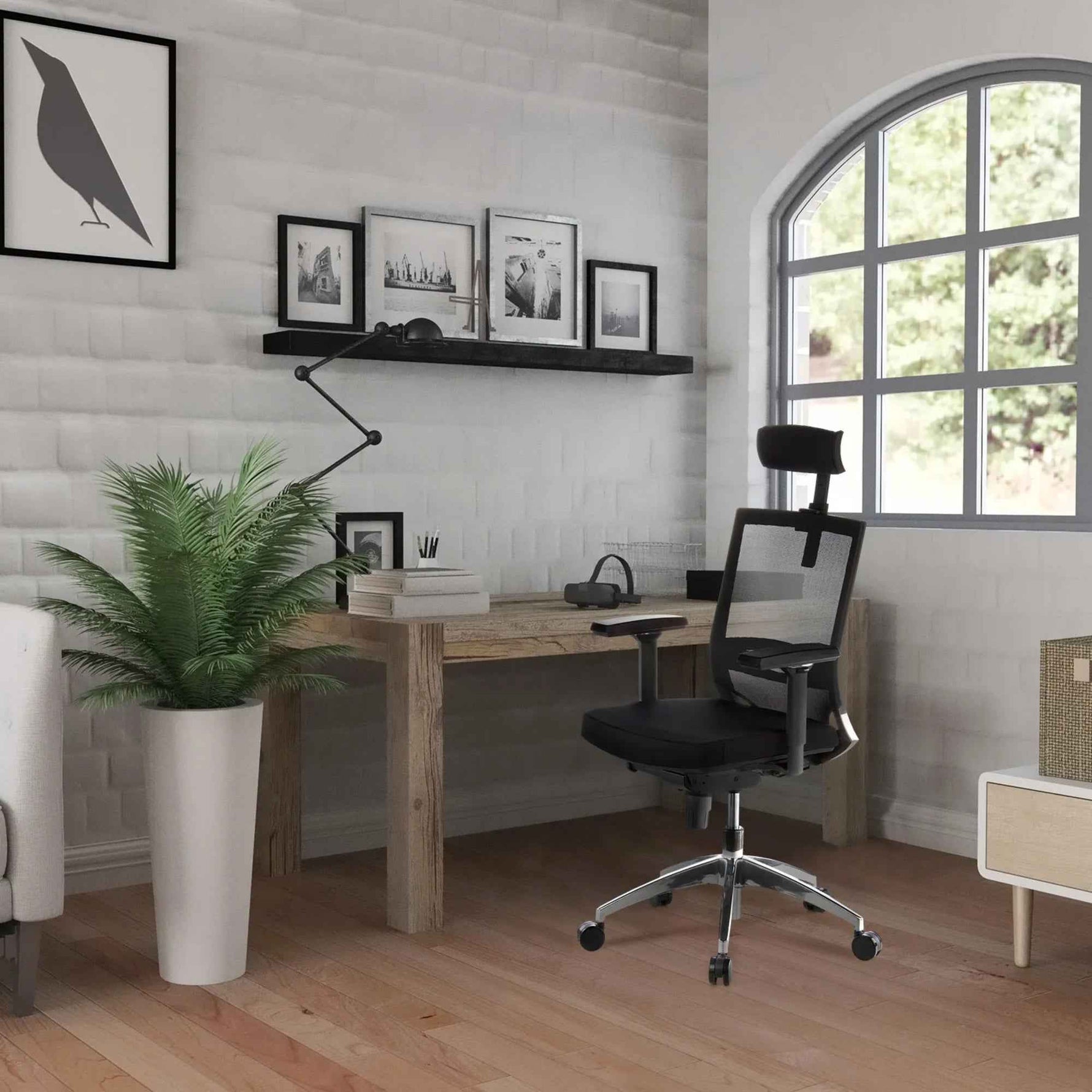 hjh OFFICE Bürodrehstuhl PORTO MAX mit Kopfstütze