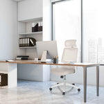 hjh OFFICE Bürodrehstuhl MIKEO W mit Kopfstütze