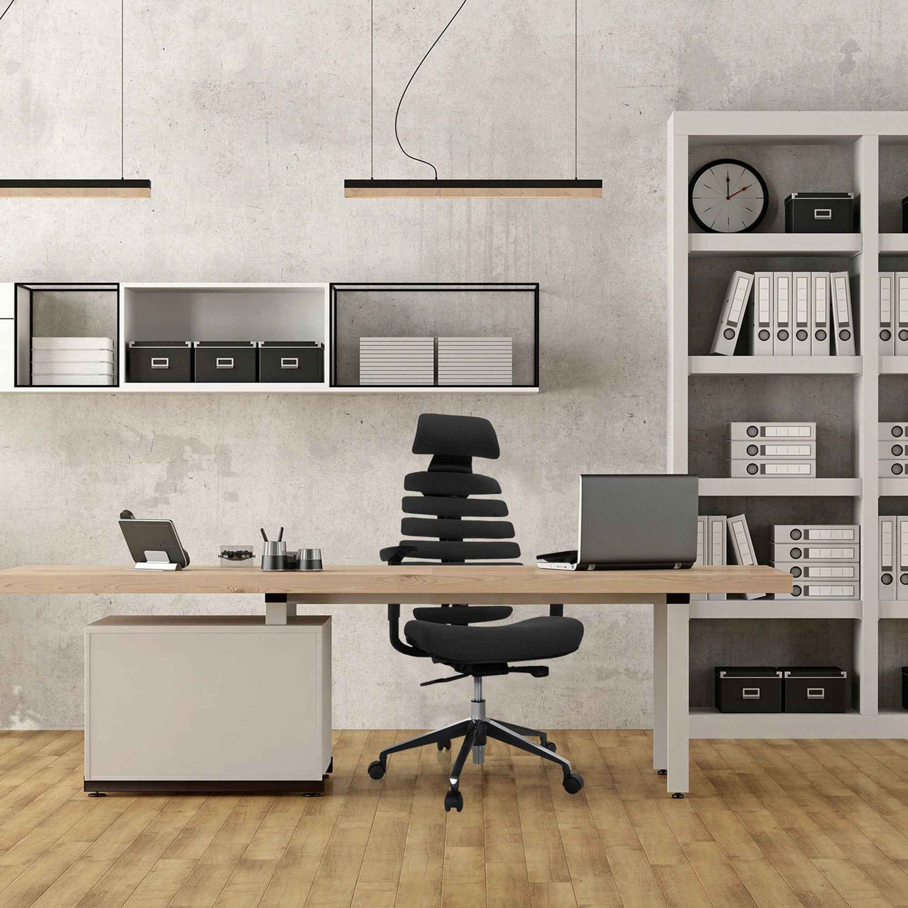 hjh OFFICE Bürodrehstuhl ERGO LINE II PRO mit Kopfstütze
