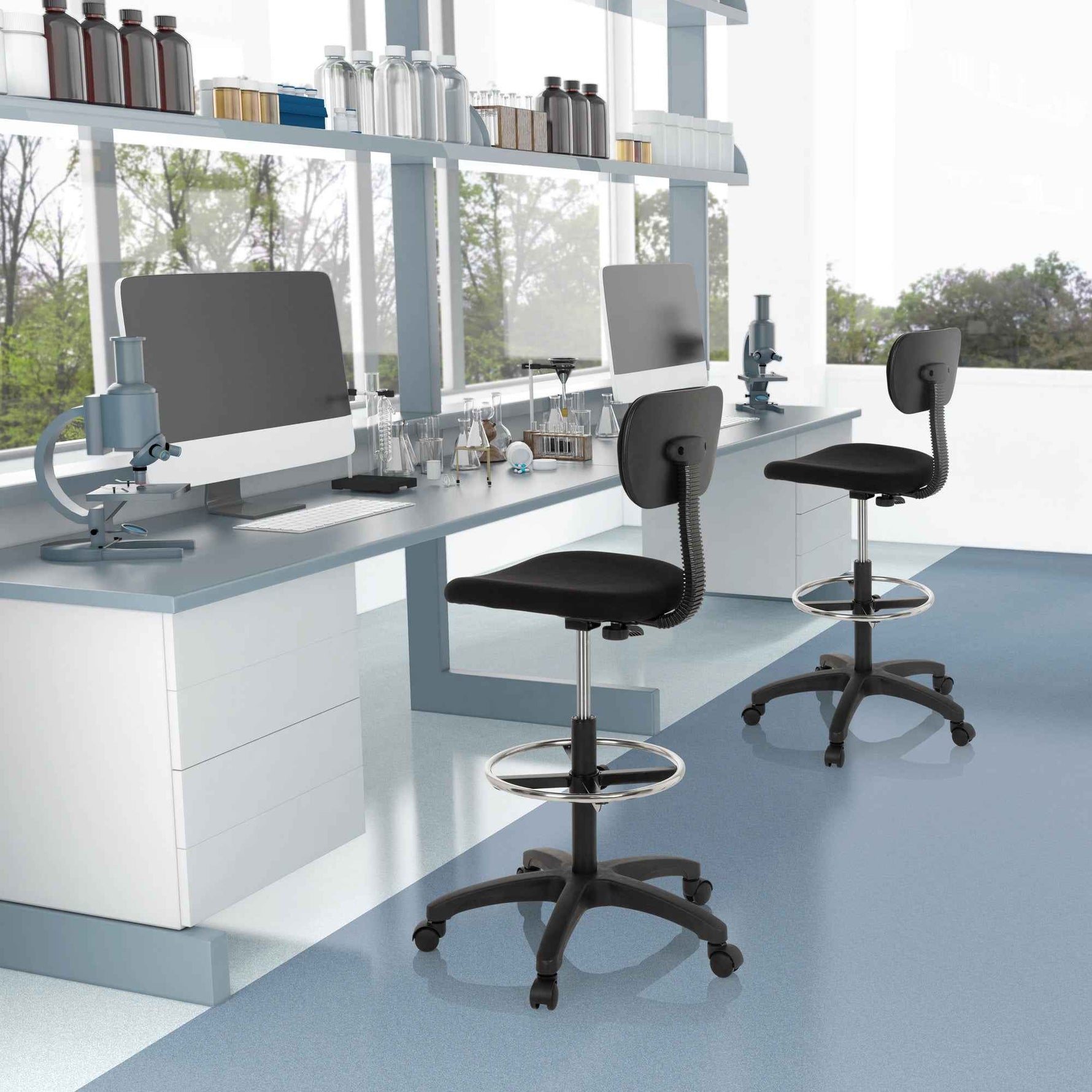 hjh OFFICE Sitzhocker TOP WORK 05