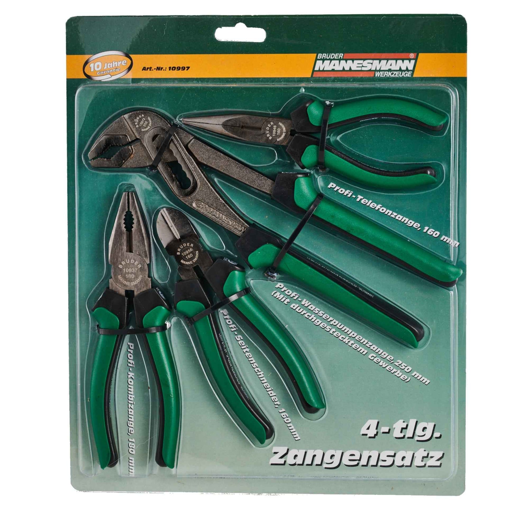 BRÜDER MANNESMANN Zangen-Set 4 Teile