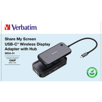 Verbatim USB-Hub Share my Screen WDA-01 Full HD