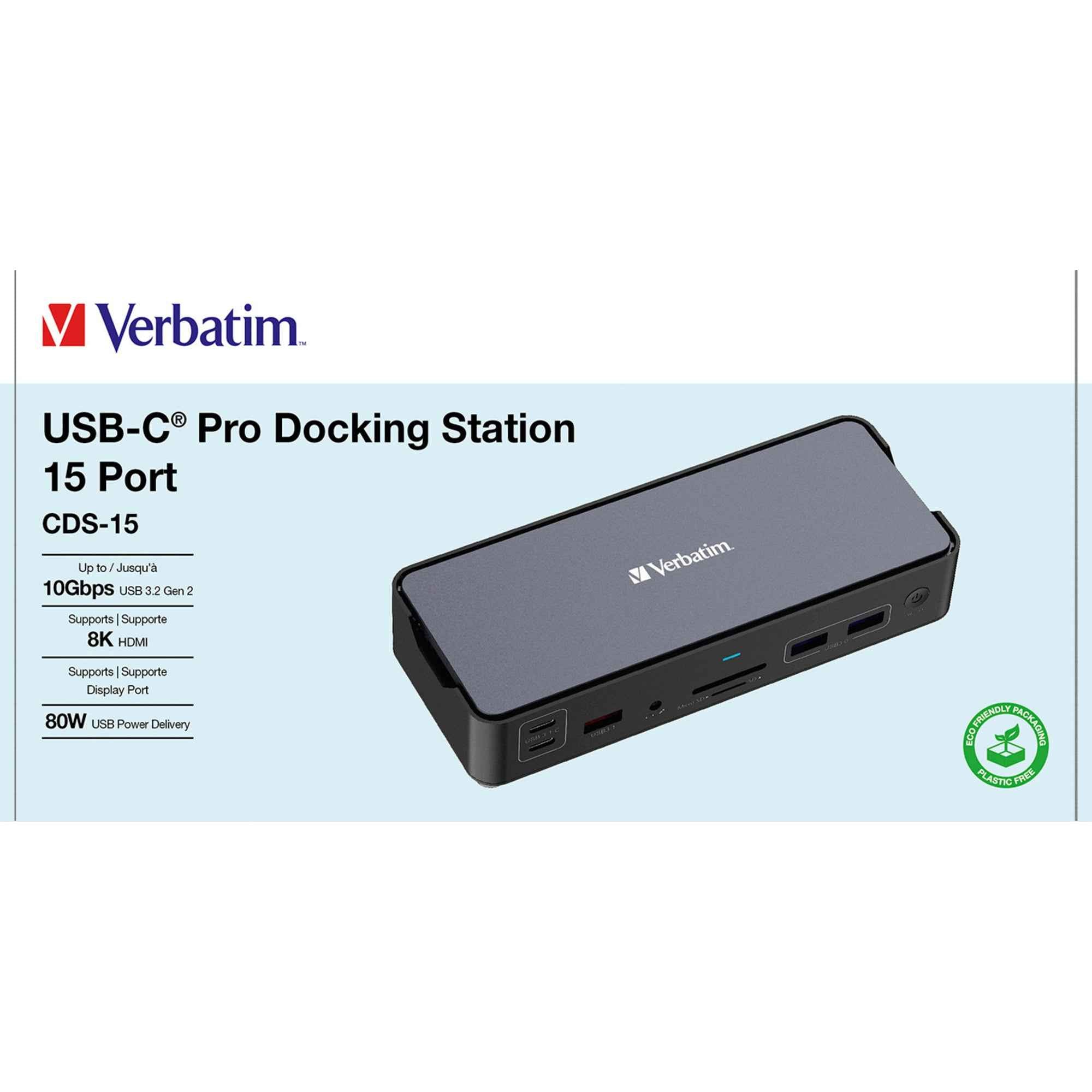 Verbatim Dockingstation CDS-15 100 W