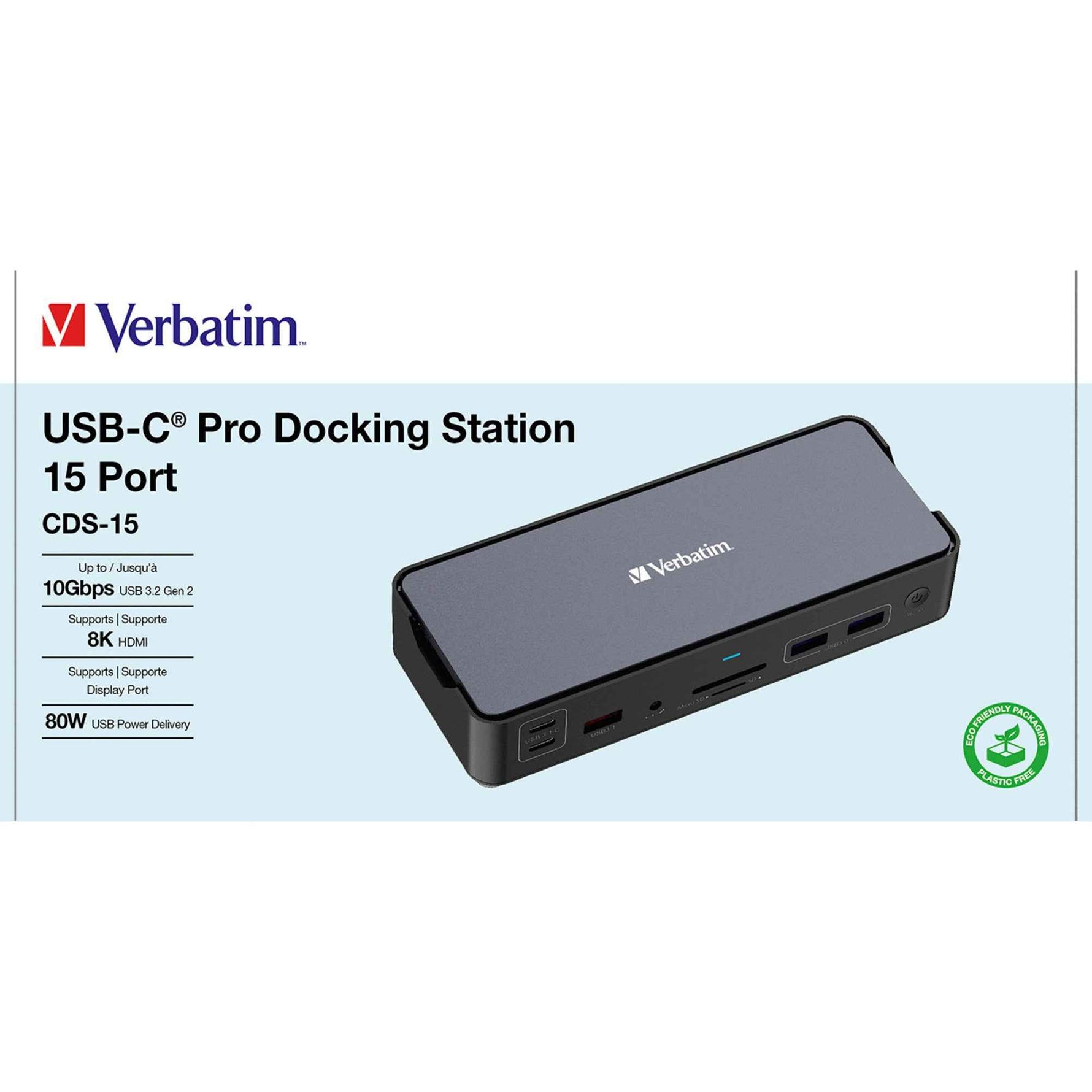 Verbatim Dockingstation CDS-15 100 W