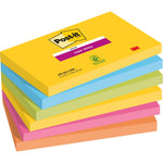 Post-it® Haftnotiz Super Sticky Notes Carnival Collection 127 x 76 mm (B x H)