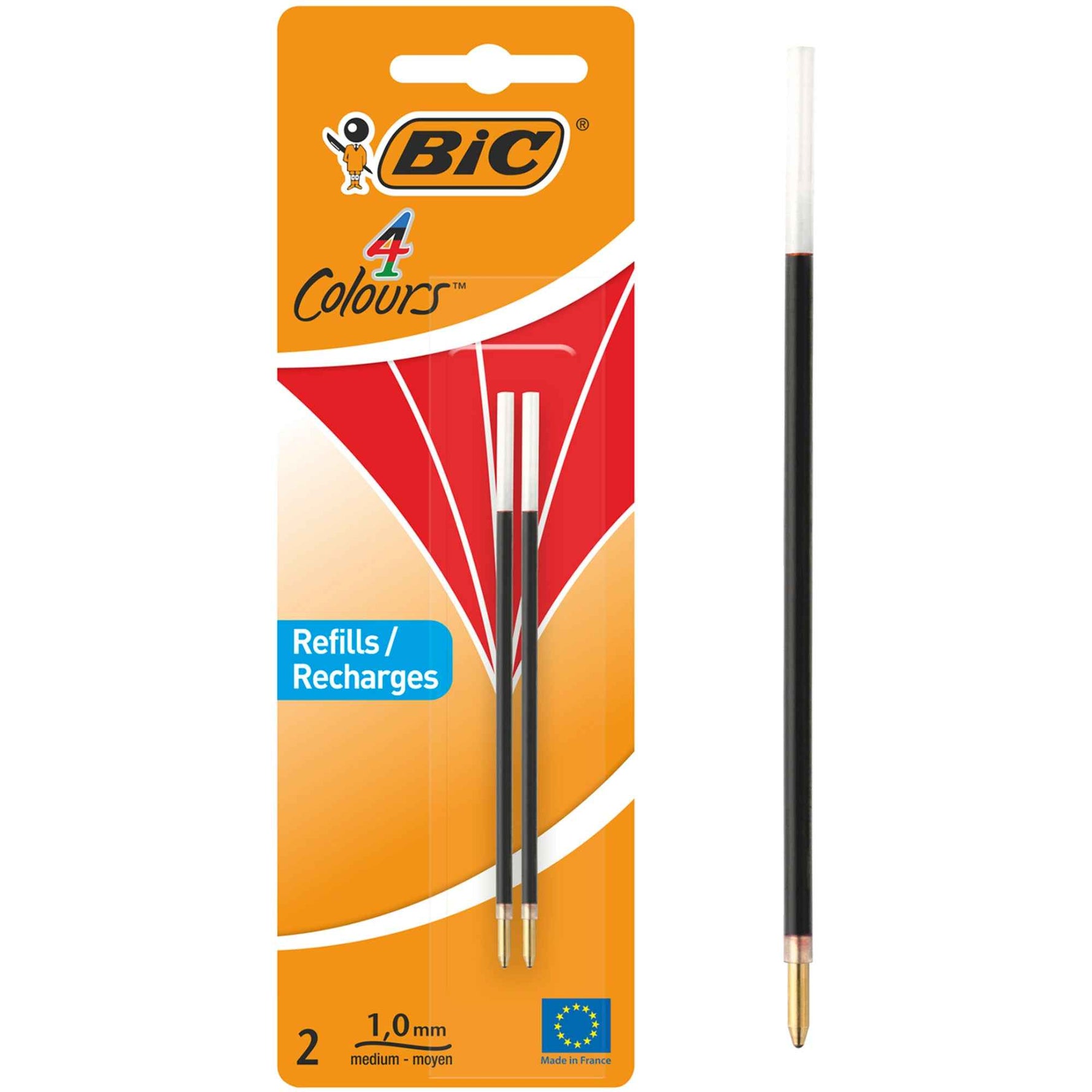 BIC® Kugelschreibermine refill 4 colours 2 St./Pack. nicht dokumentenecht