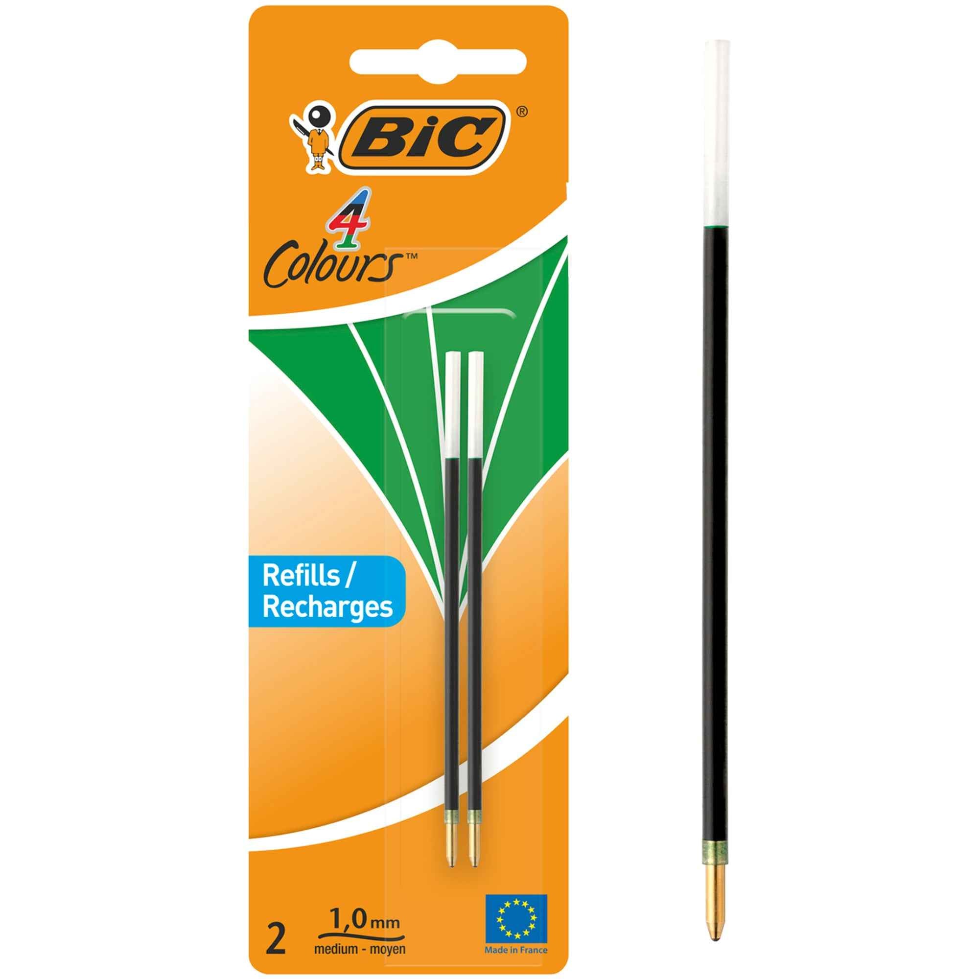 BIC® Kugelschreibermine refill 4 colours 2 St./Pack. dokumentenecht