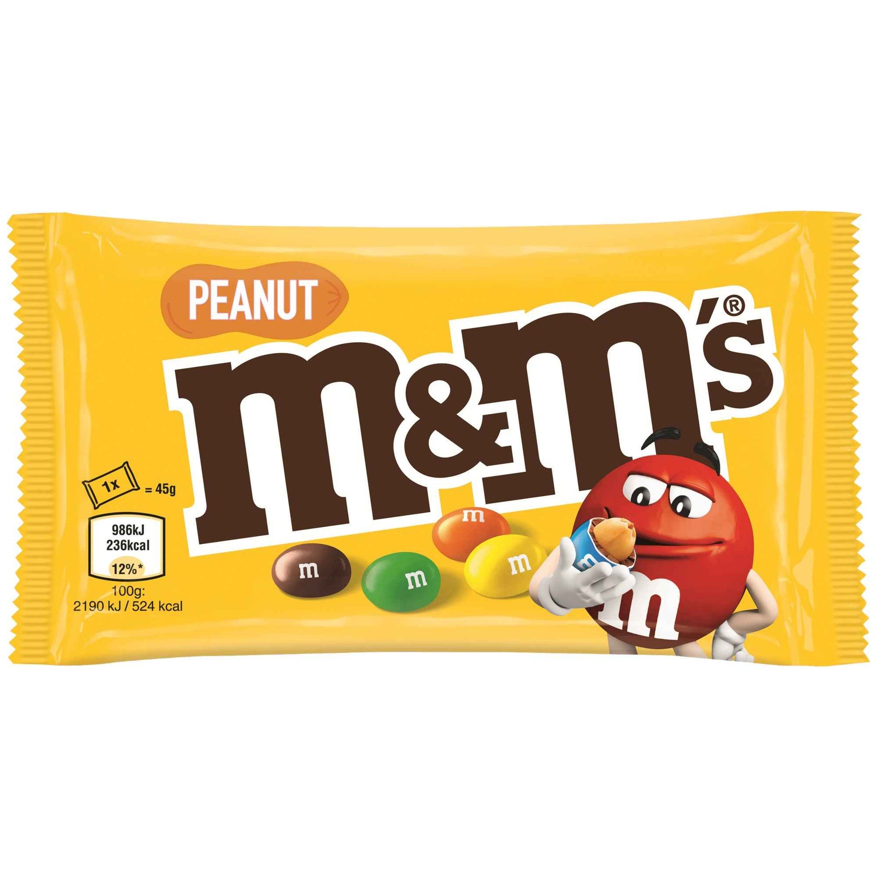 M&M'S® Schokolade 24 x 45 g/Pack. Peanut