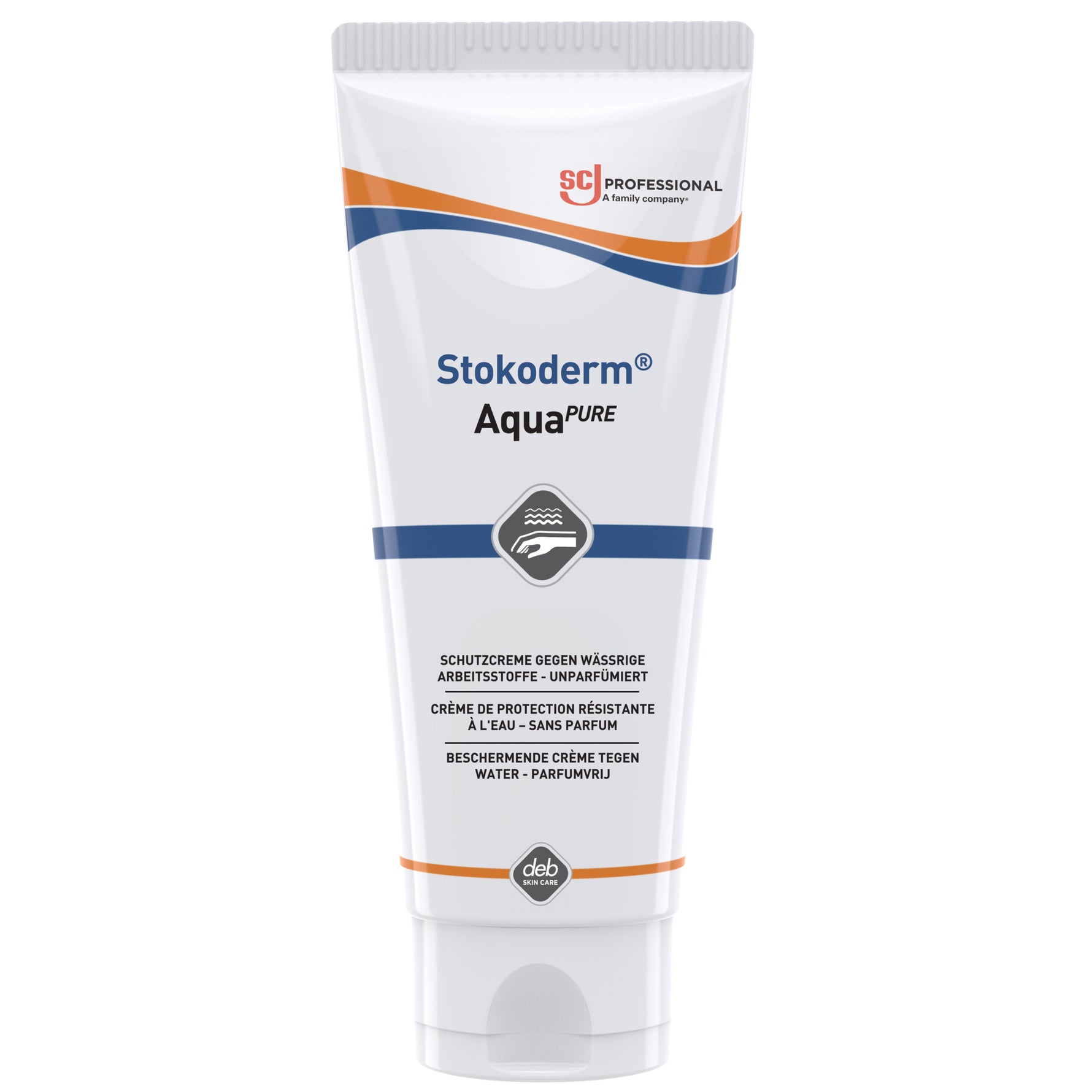 SC Johnson PROFESSIONAL Hautschutzcreme Stokoderm AQUA PURE Tube - Wiepa Bürofachpartner