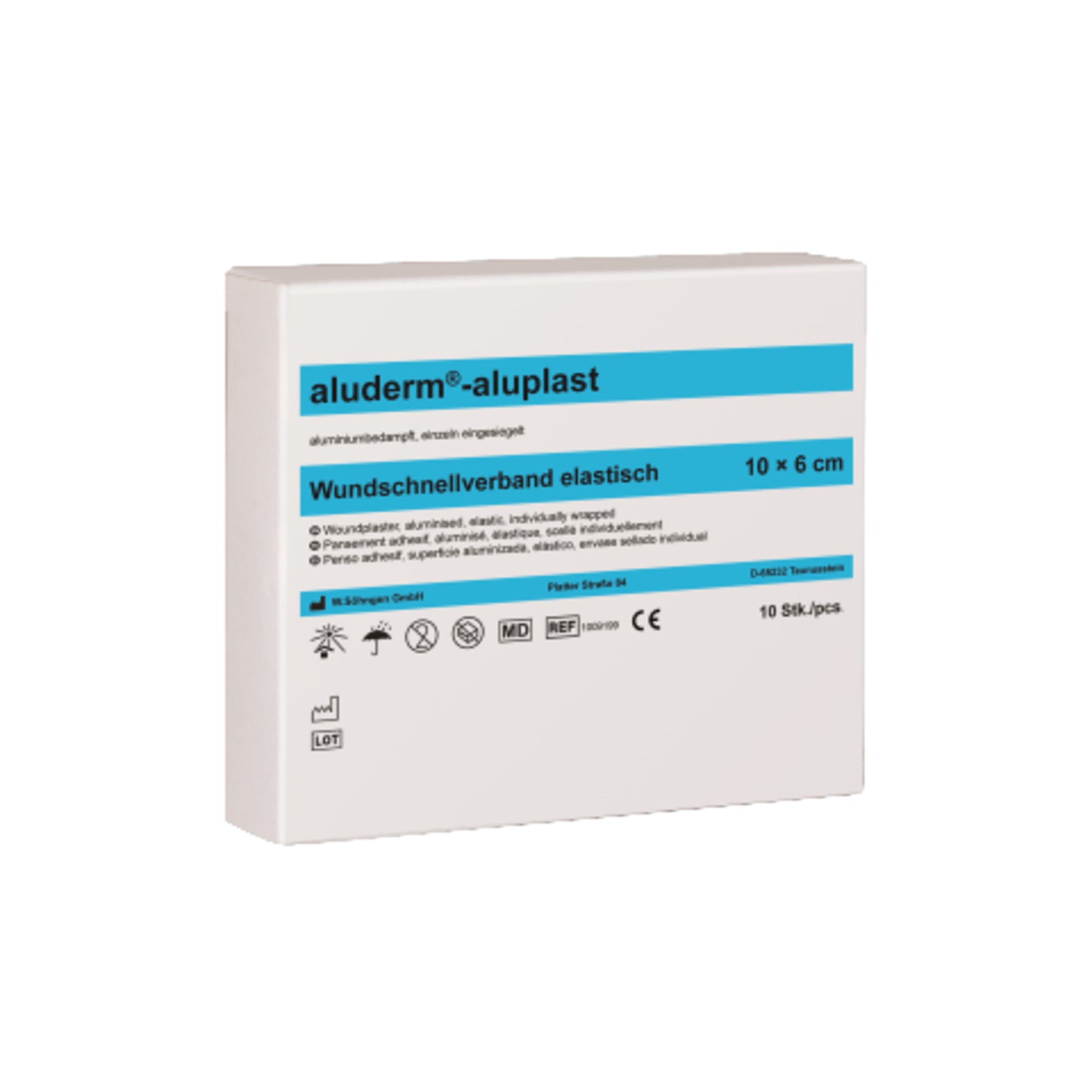 aluderm® Pflaster aluplast 10 St./Pack. - Wiepa Bürofachpartner