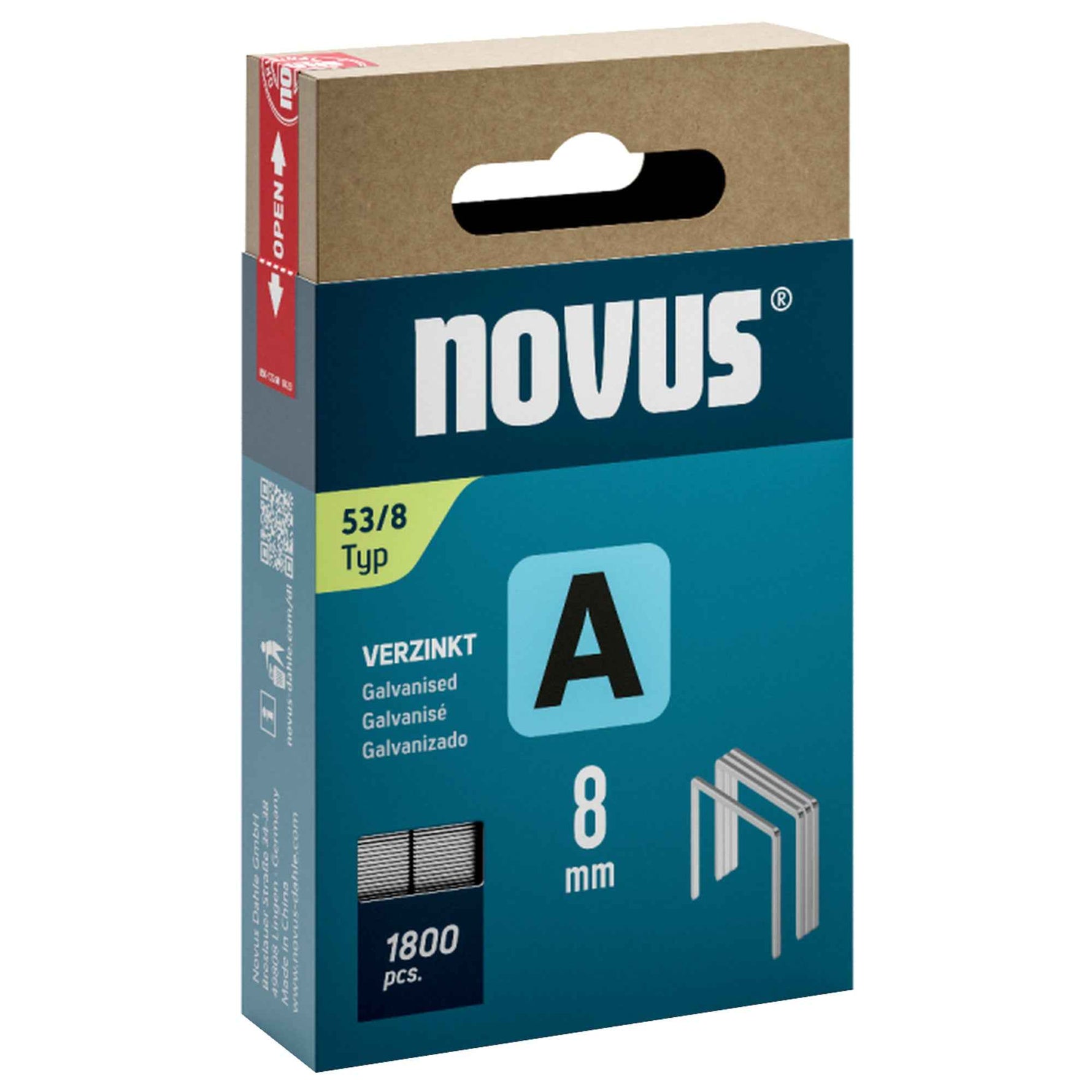 NOVUS Heftklammer A 53/8