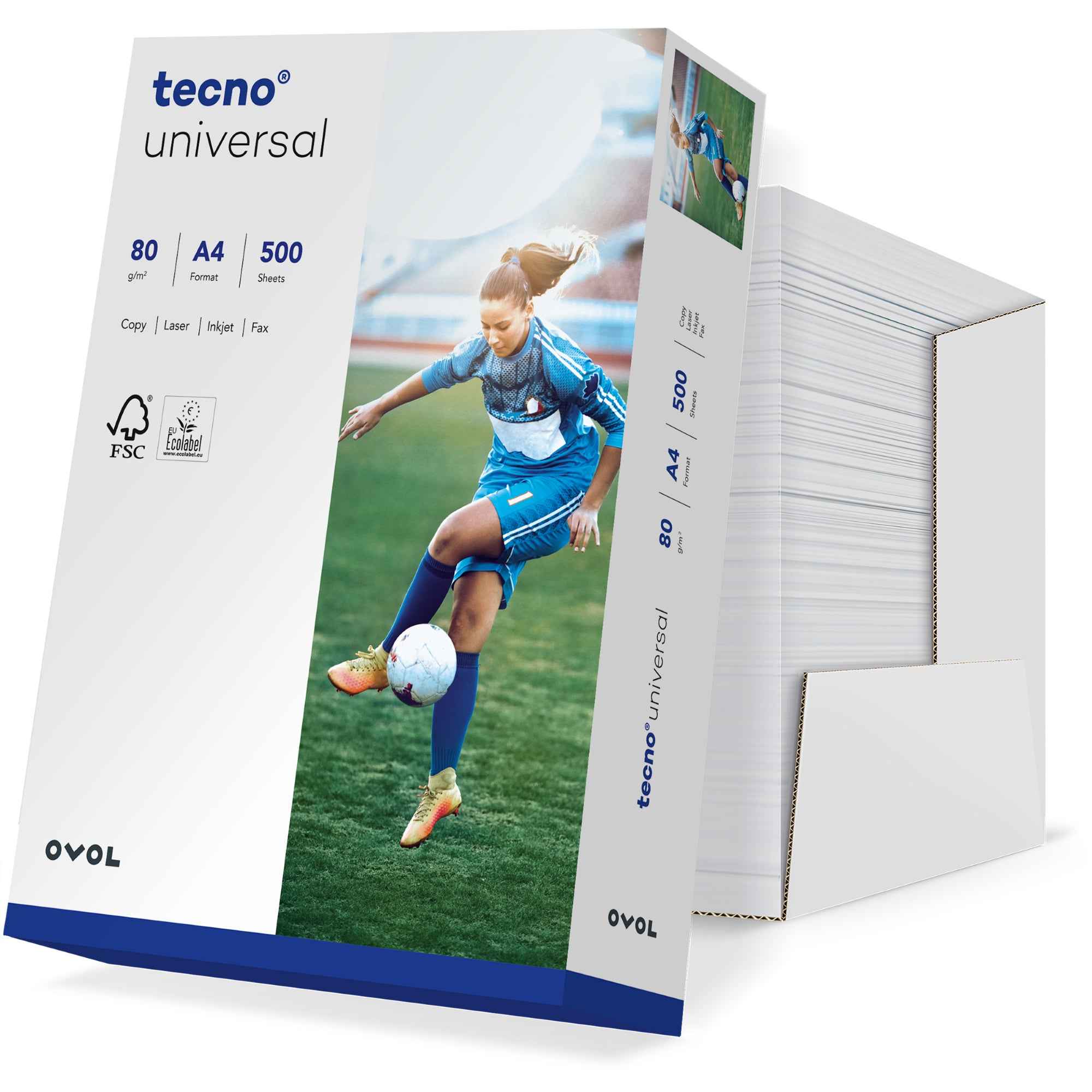 tecno Kopierpapier Universal SpeedBox DIN A4 2.500 Bl./Pack.
