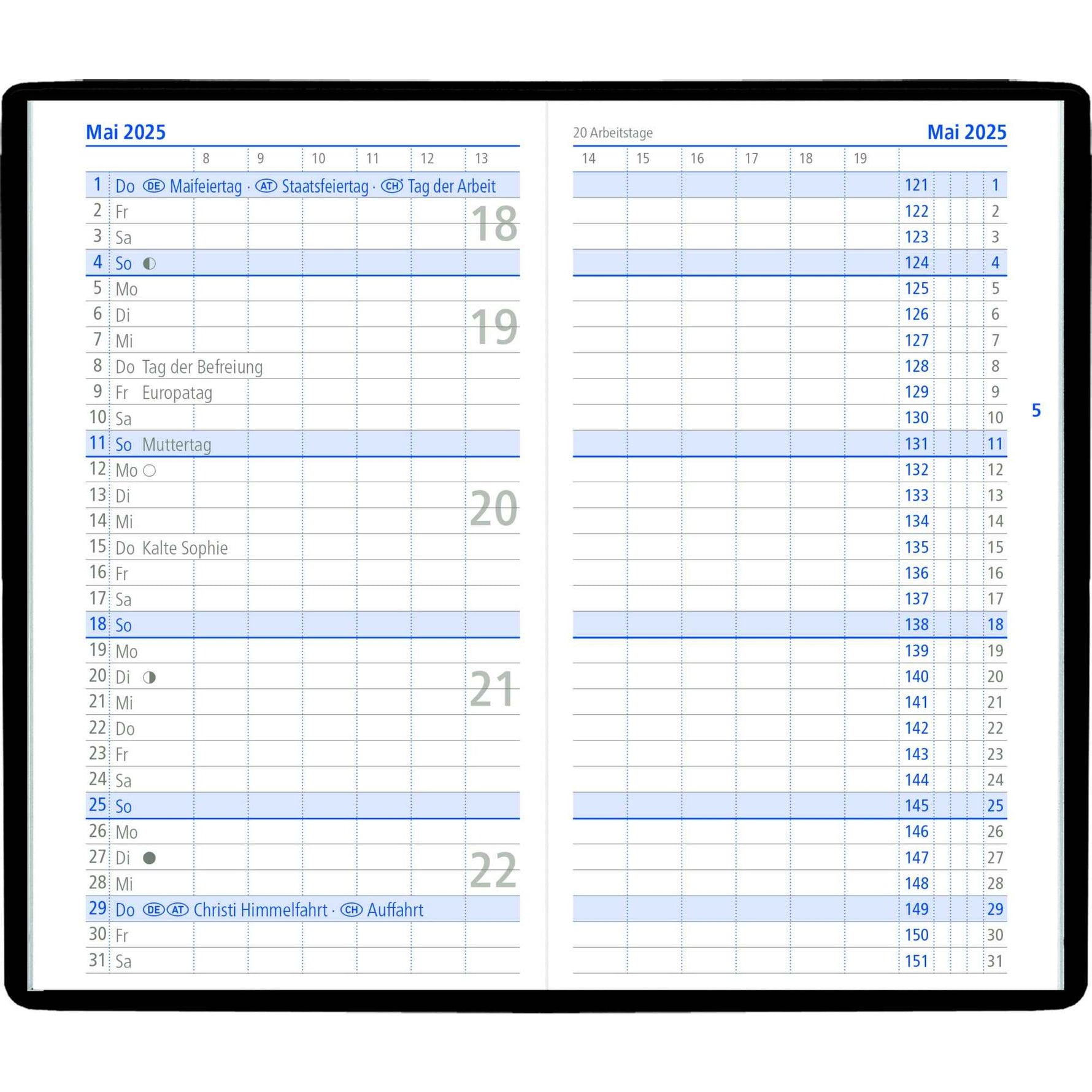 ZETTLER Taschenkalender 2025
