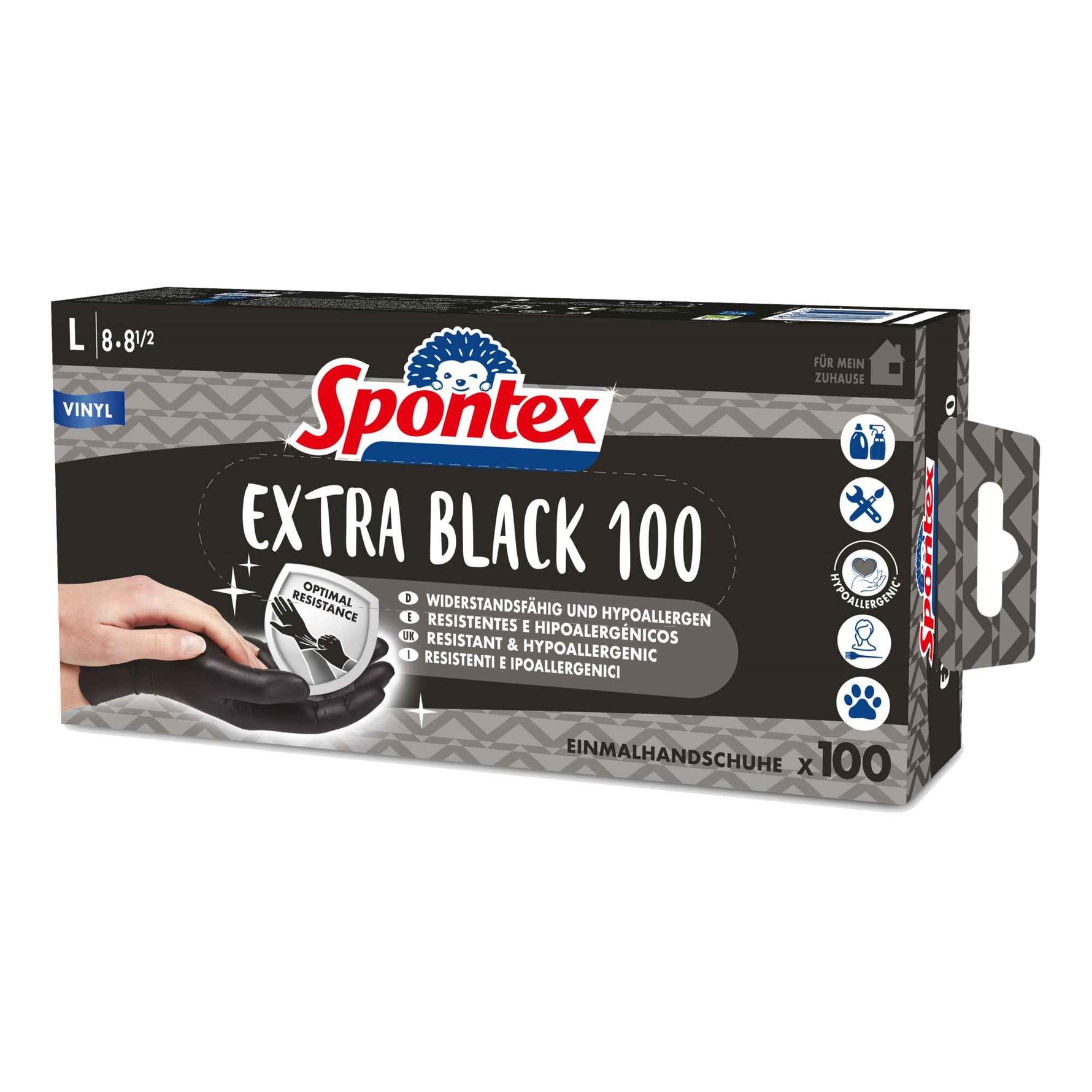 Spontex Einweghandschuhe Extra Black