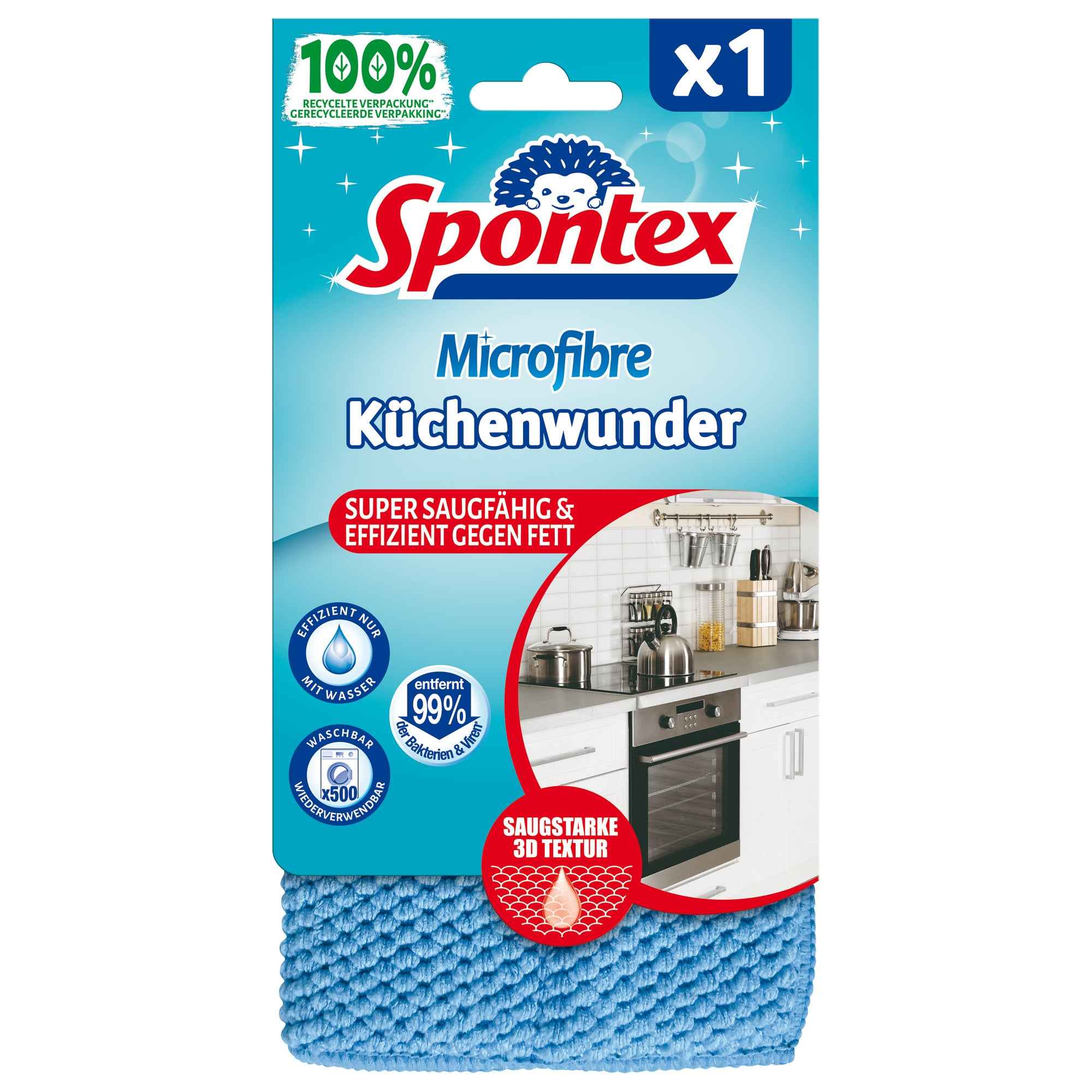Spontex Microfasertücher Küchenwunder