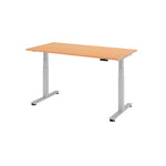 Hammerbacher Schreibtisch 1.600 x 630-1.270 x 800 mm (B x H x T) – Produktbild 3