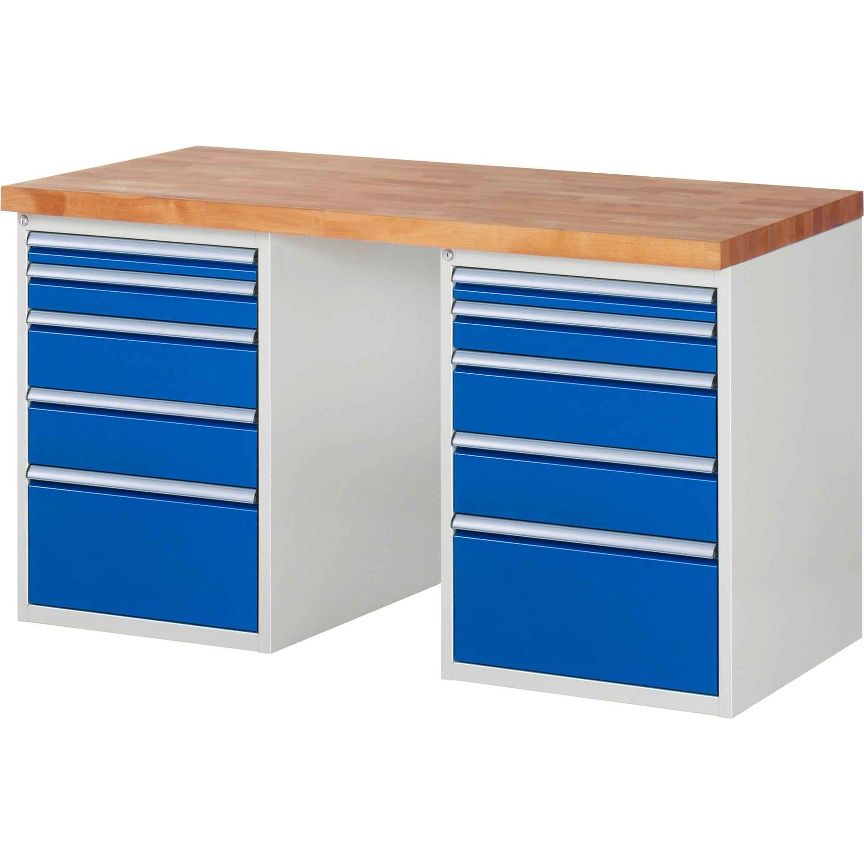 RAU Werkbank 7000 1.500 x 890 x 700 mm (B x H x T) 10 Schubladen