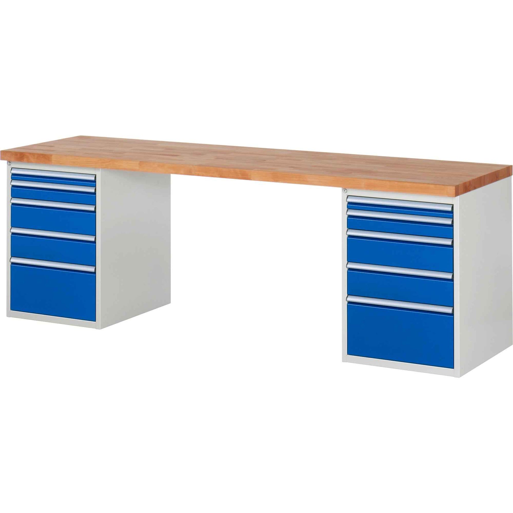 RAU Werkbank 7000 2.500 x 890 x 700 mm (B x H x T) 10 Schubladen