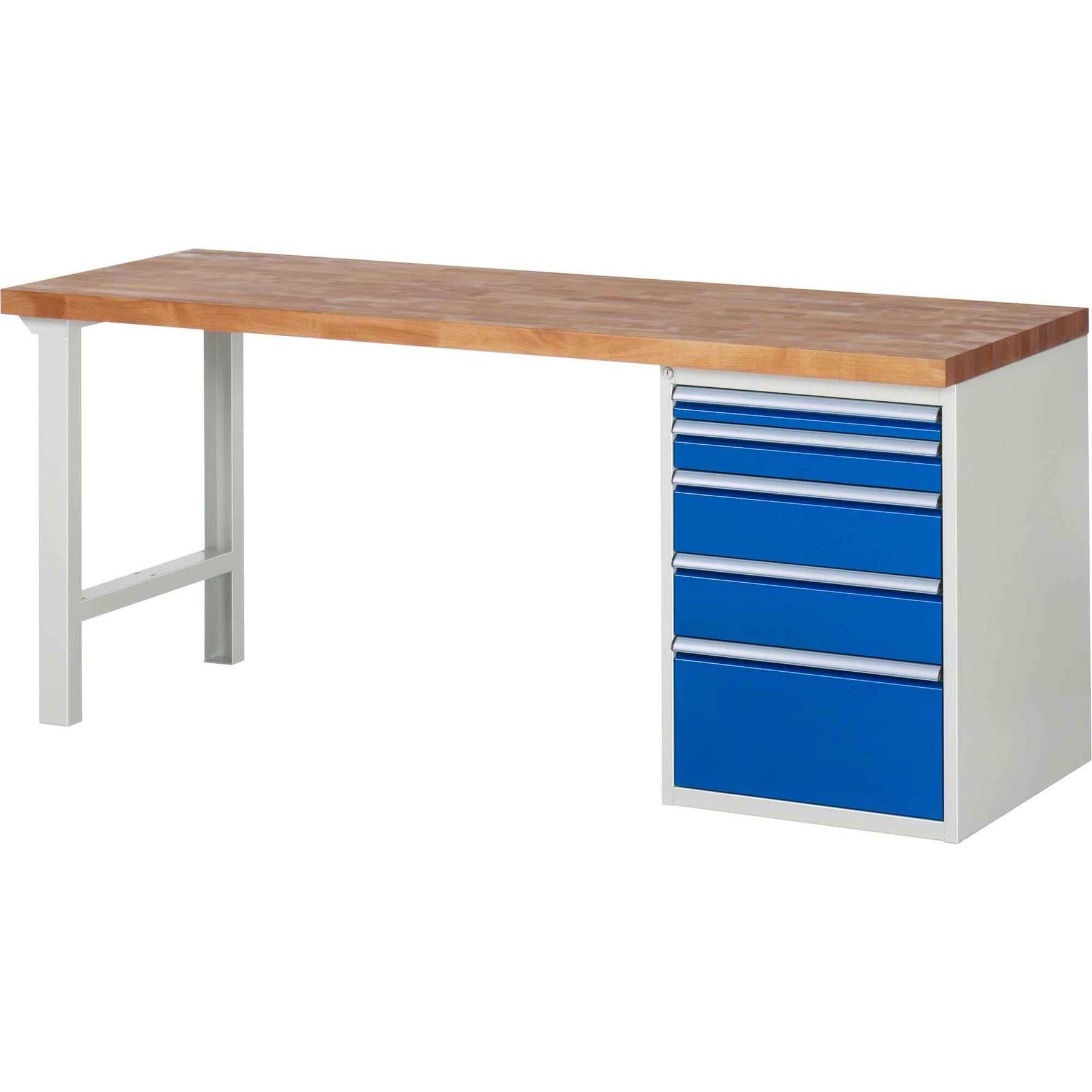 RAU Werkbank 7000 2.000 x 890 x 700 mm (B x H x T) 5 Schubladen