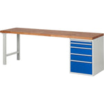 RAU Werkbank 7000 2.500 x 890 x 700 mm (B x H x T) 5 Schubladen