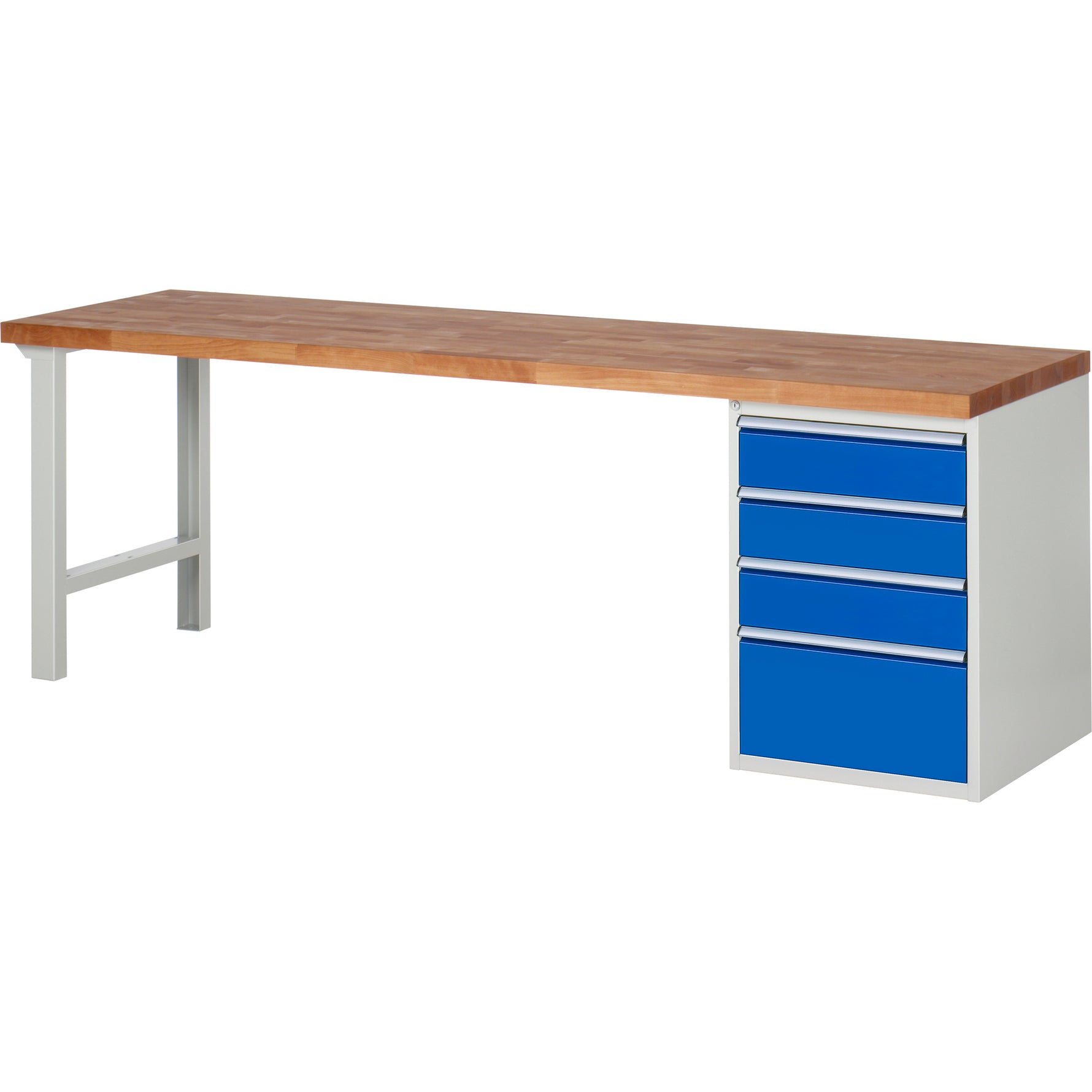 RAU Werkbank 7000 2.500 x 890 x 700 mm (B x H x T) 4 Schubladen