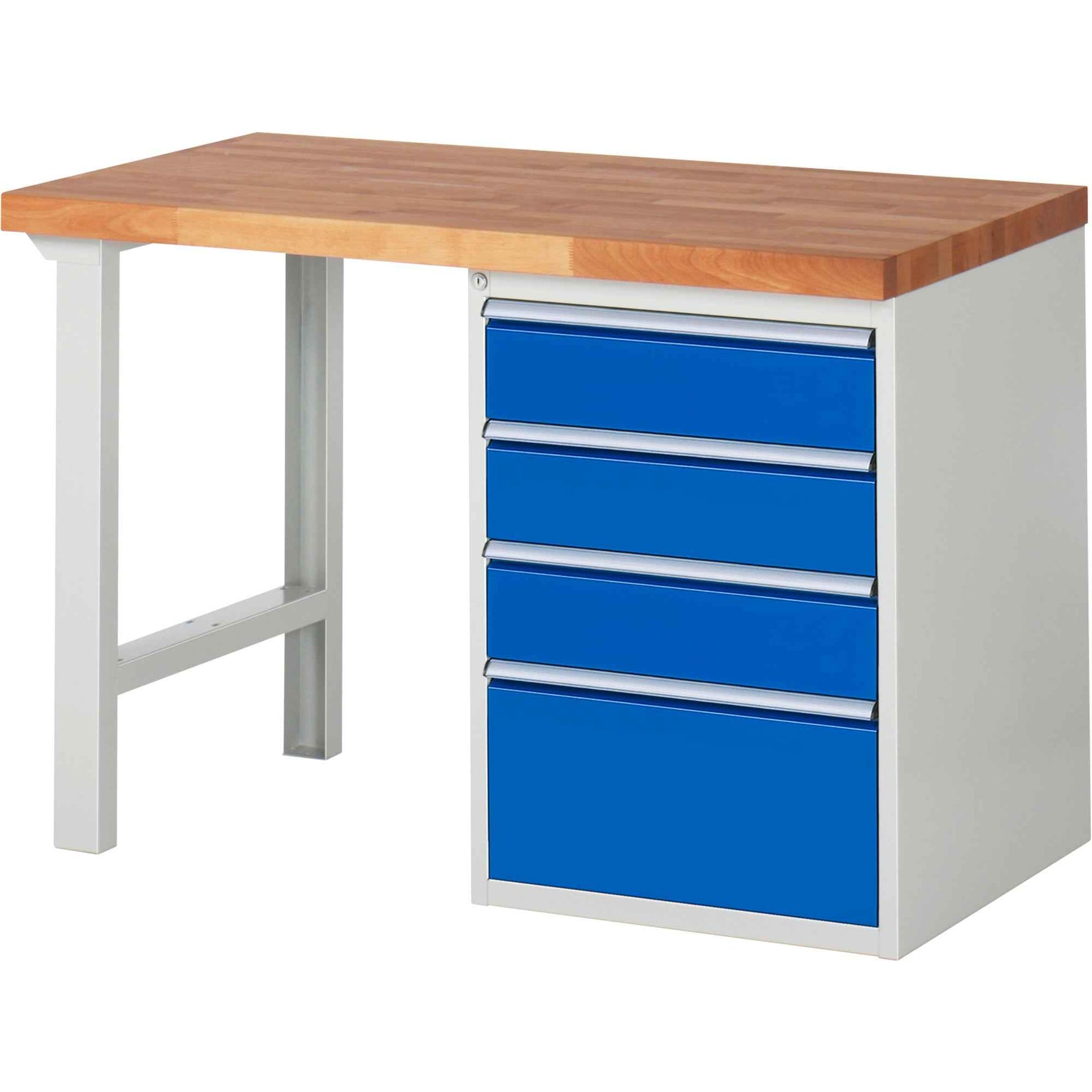 RAU Werkbank 7000 1.250 x 890 x 700 mm (B x H x T) 4 Schubladen
