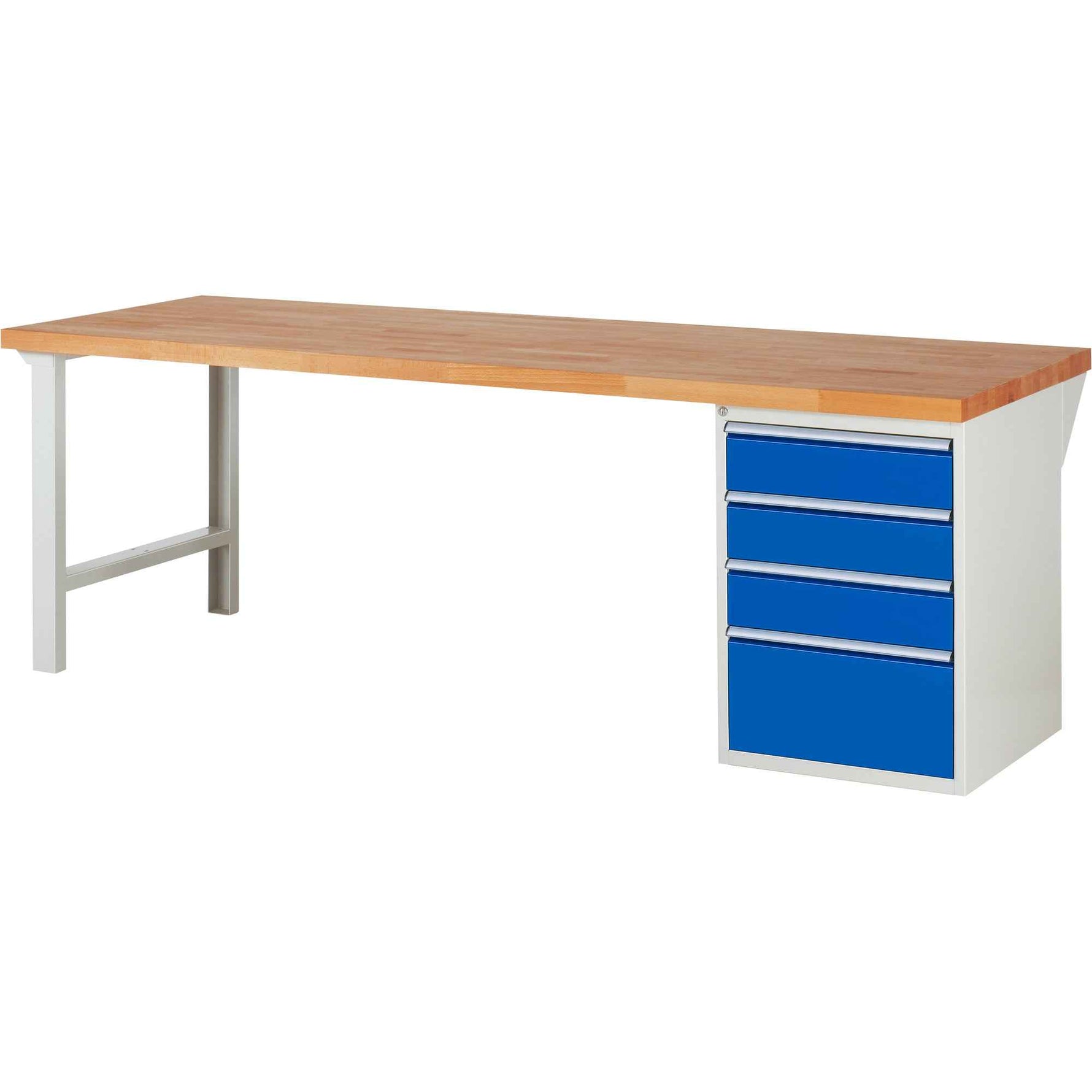 RAU Werkbank 7000 2.500 x 890 x 900 mm (B x H x T) 4 Schubladen