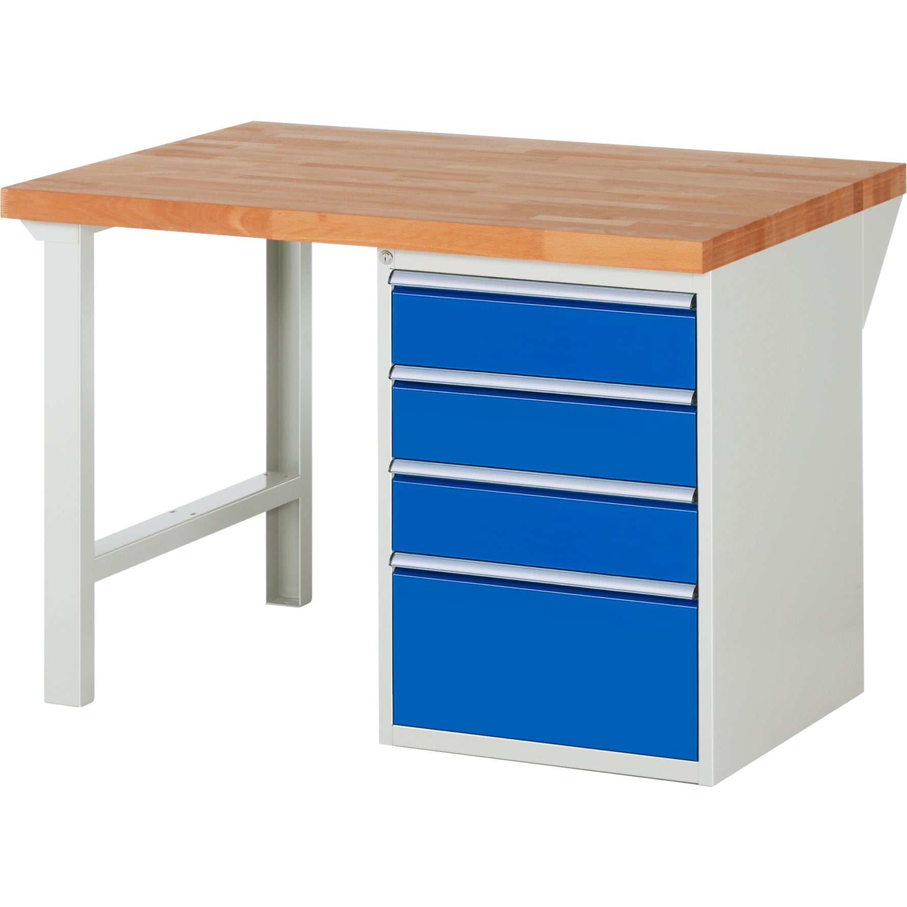 RAU Werkbank 7000 2.000 x 890 x 900 mm (B x H x T) 4 Schubladen – Produktbild 2