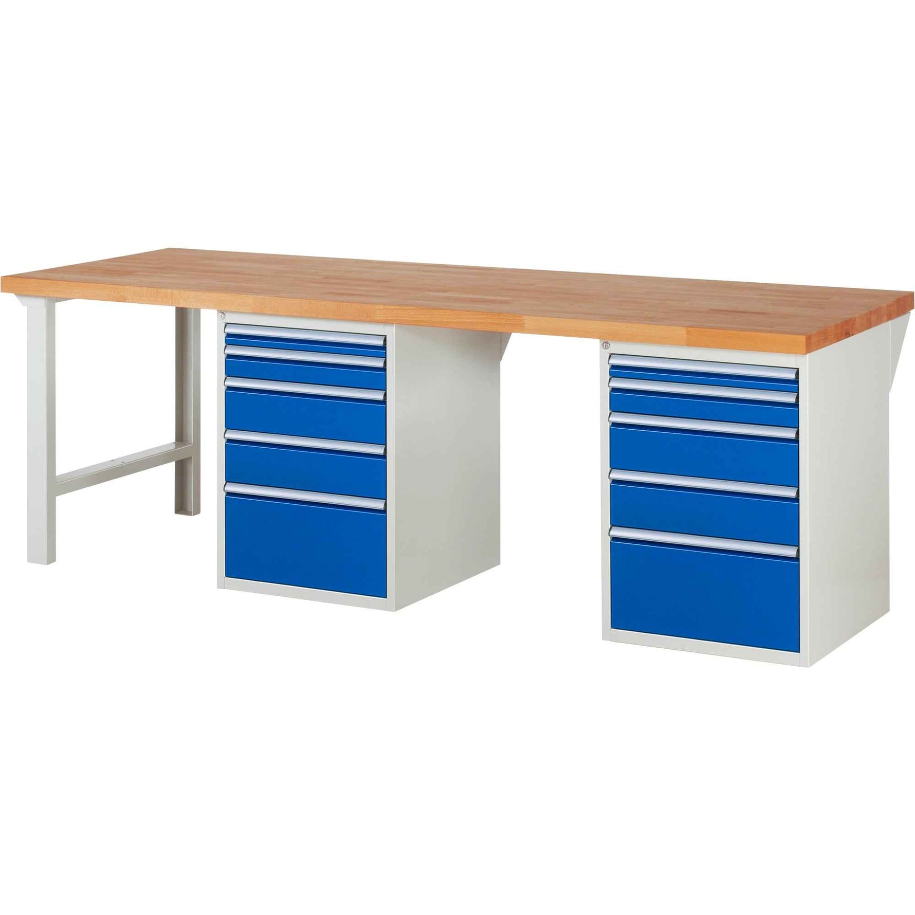 RAU Werkbank 7000 2.500 x 890 x 900 mm (B x H x T) 10 Schubladen