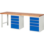 RAU Werkbank 7000 2.500 x 890 x 700 mm (B x H x T) 8 Schubladen