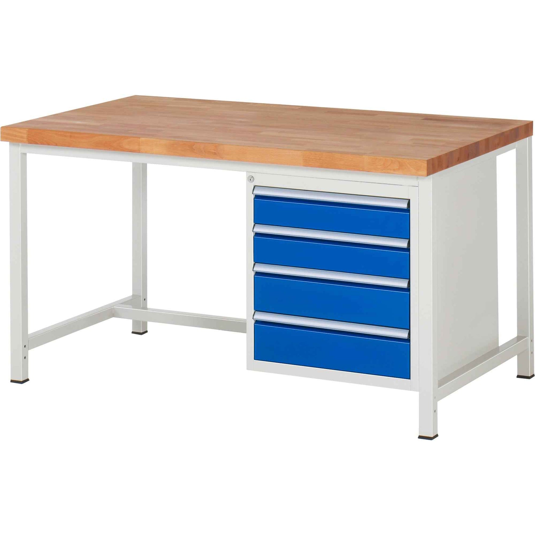 RAU Werkbank 8000 1.500 x 840-1.040 x 900 mm (B x H x T) 4 Schubladen