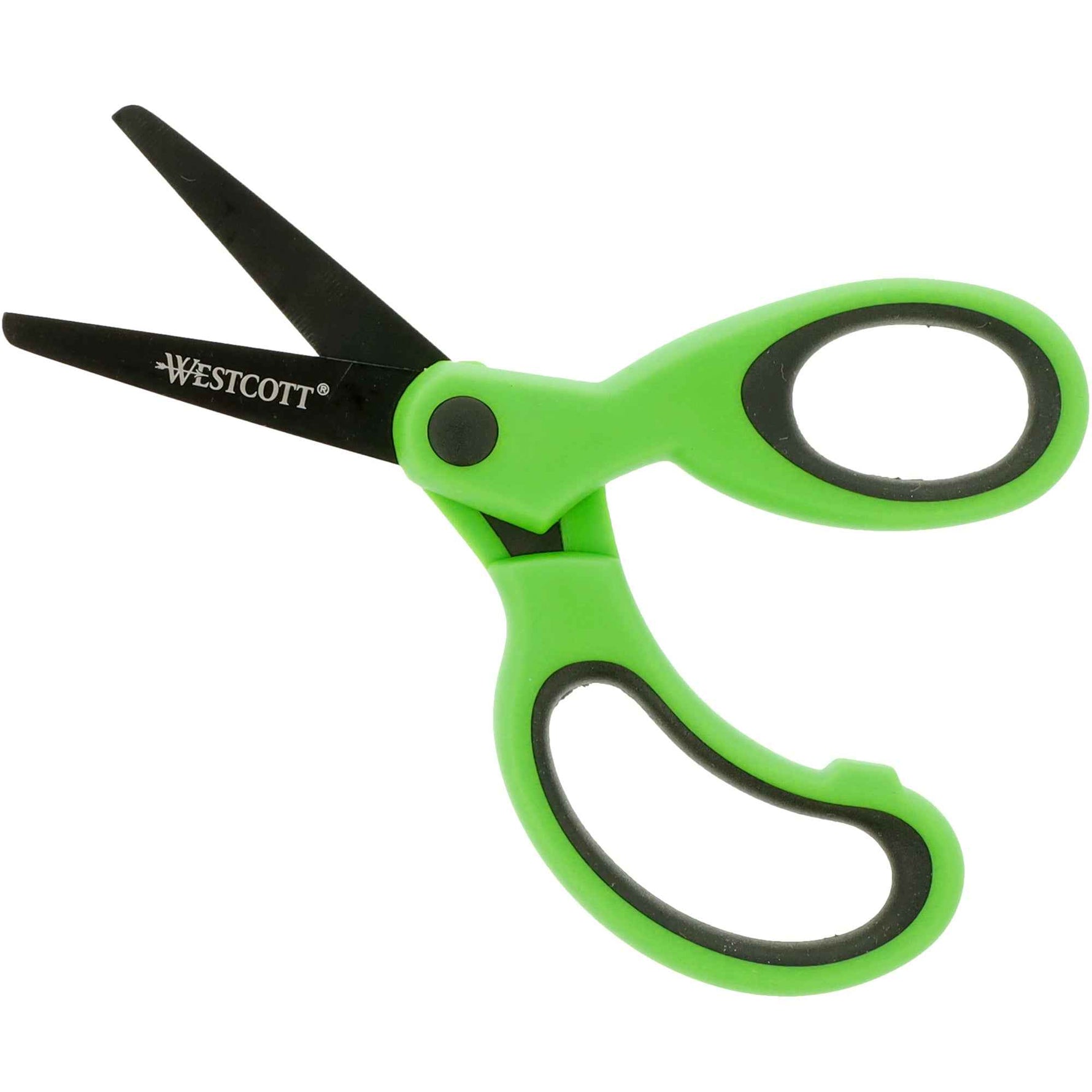 Westcott Bastelschere NEON Colour Kids asymmetrisch, gerade, Langauge 130 mm