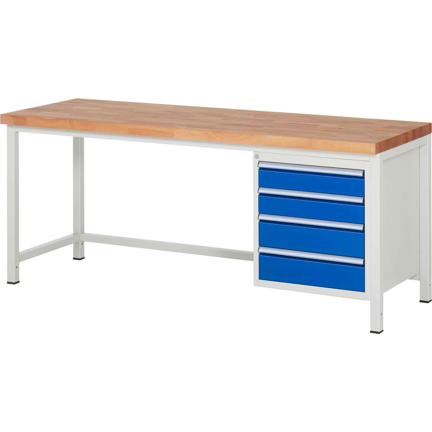 RAU Werkbank 8000 2.000 x 840-1.040 x 700 mm (B x H x T) 4 Schubladen