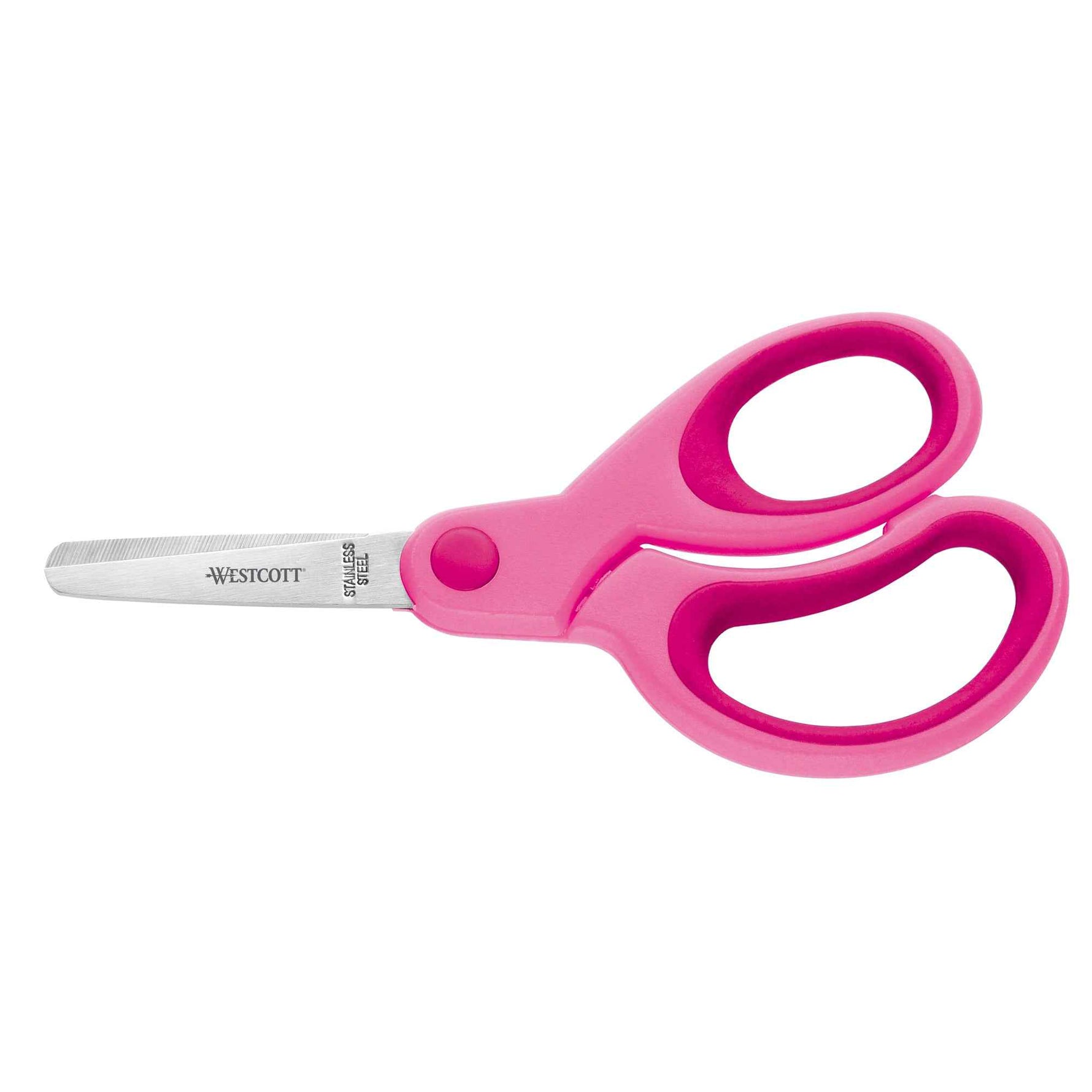 Westcott Bastelschere Kids asymmetrisch, gerade, Langauge 130 mm abgerundet