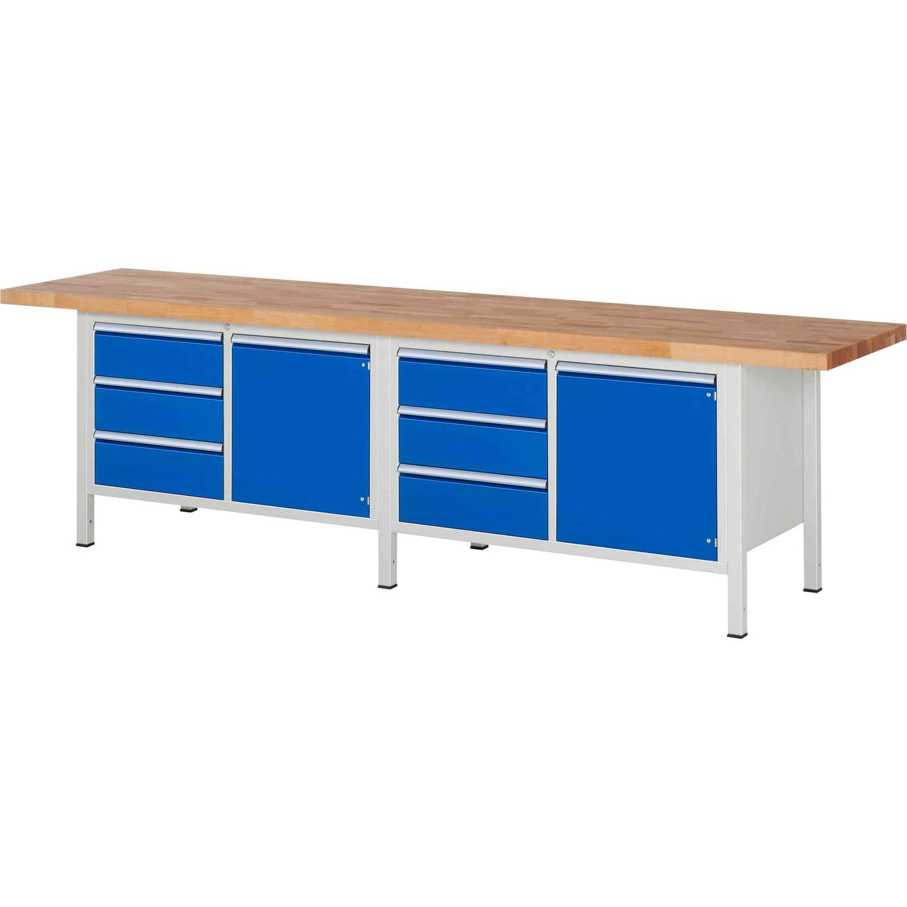 RAU Werkbank 8000 3.000 x 840-1.040 x 700 mm (B x H x T) 6 Schubladen