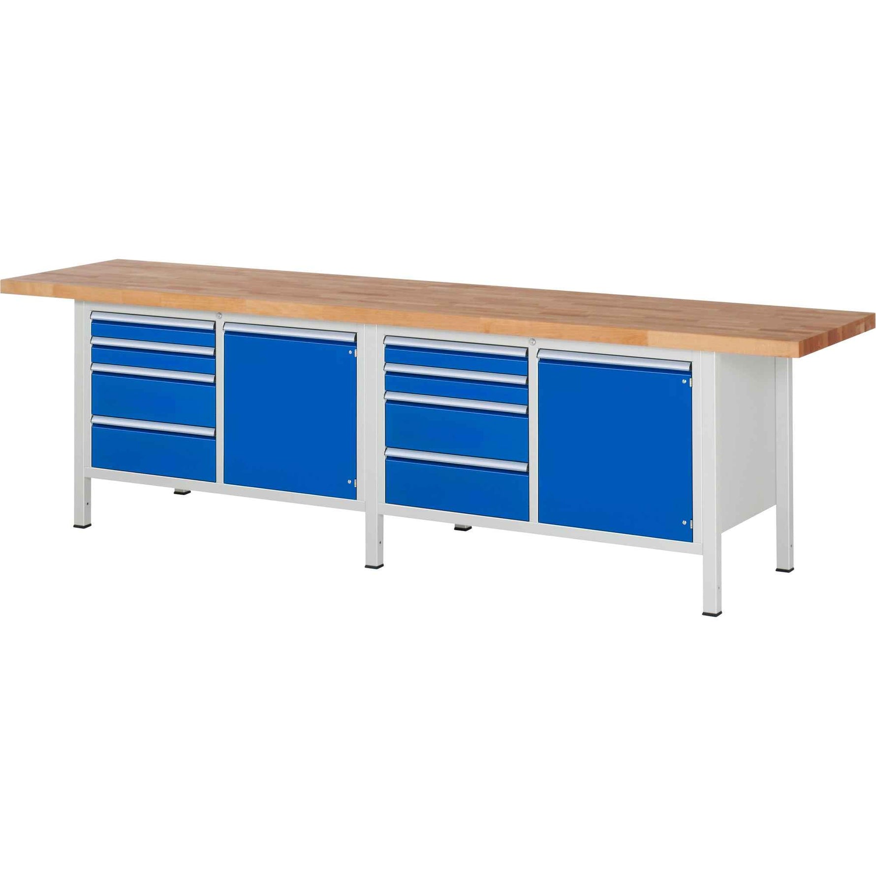 RAU Werkbank 8000 3.000 x 840-1.040 x 700 mm (B x H x T) 8 Schubladen