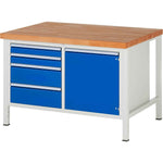 RAU Werkbank 8000 1.250 x 840-1.040 x 900 mm (B x H x T) 4 Schubladen