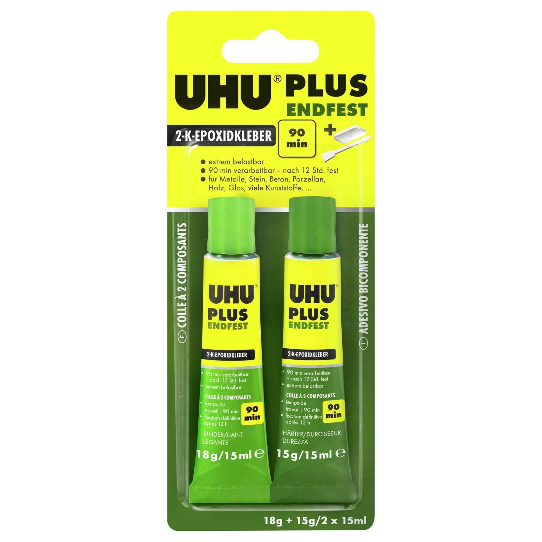 UHU® Zweikomponentenkleber PLUS ENDFEST
