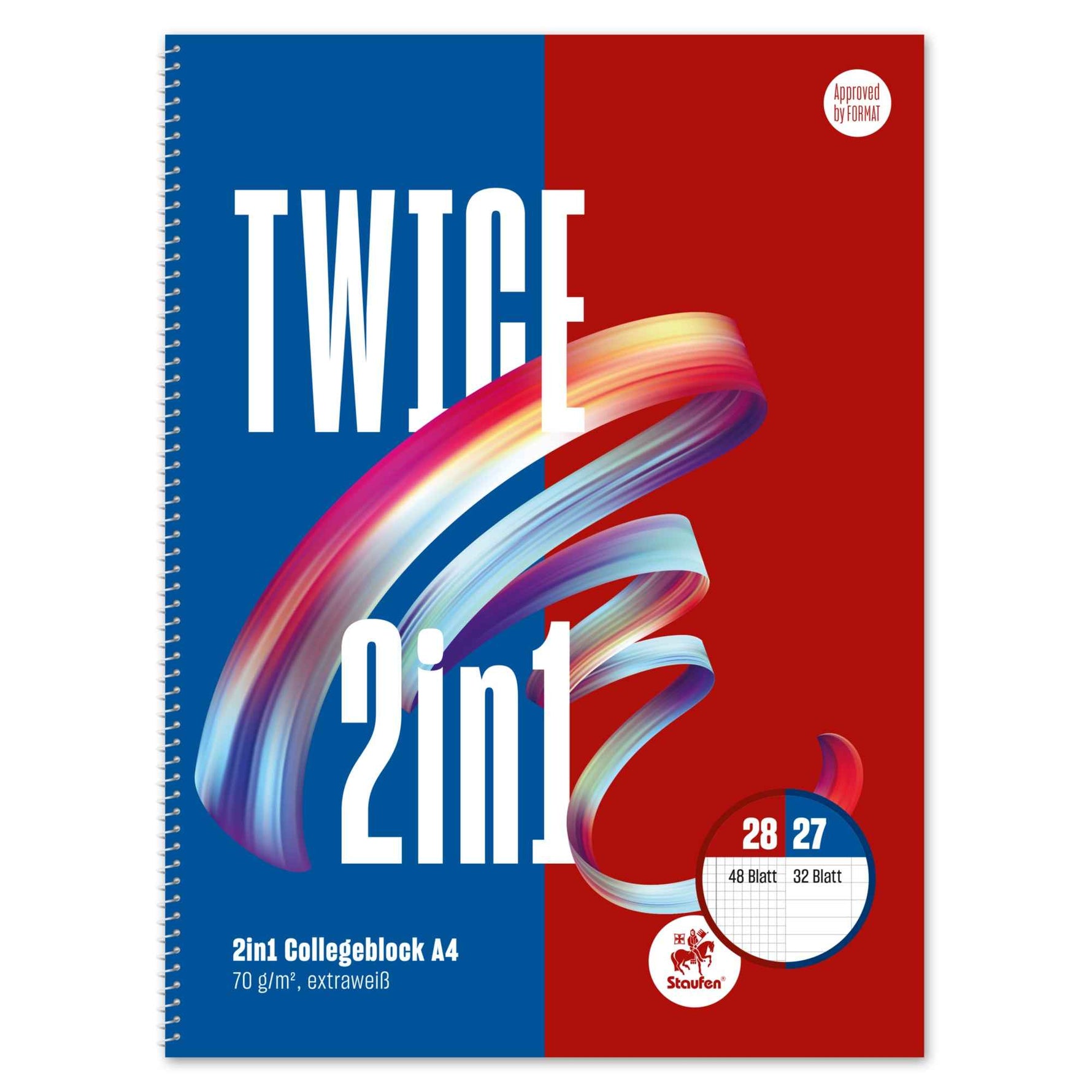 Staufen Collegeblock Twice 2in1 DIN A4