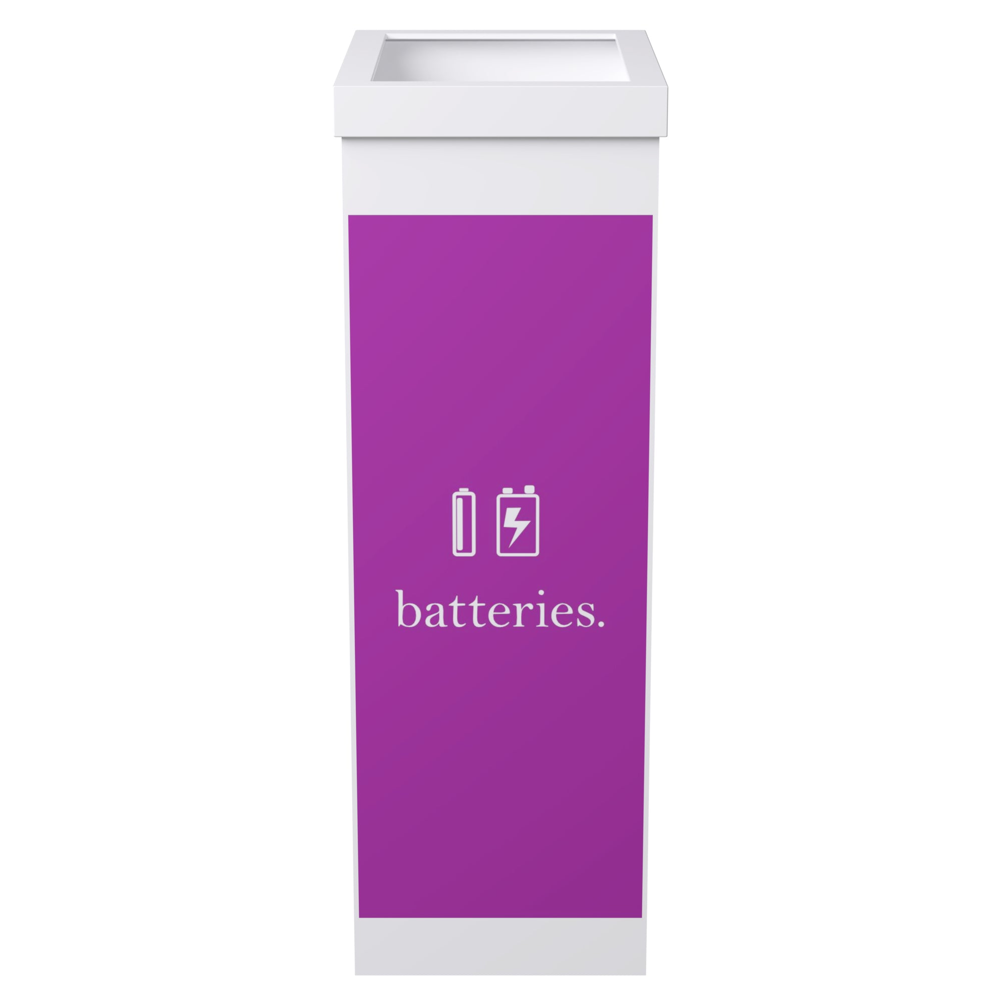Paperflow Abfallsammelsystem Batterie lila - Wiepa Bürofachpartner